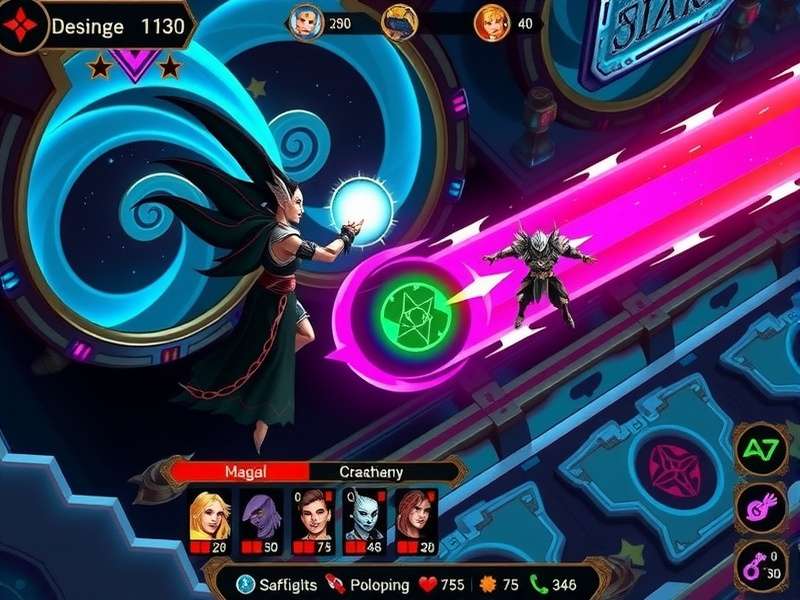 Mystic Shadow Warlock multiplayer arena battle